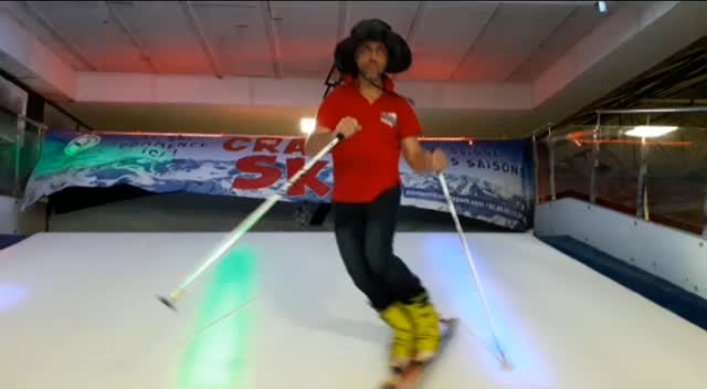 Publication Instagram du 9 janvier 2025 : Training hard for the Monoski Trophy !! #monoski #monoski4ever #gresivaudan #les7laux #skiinfrance #monoskiing…