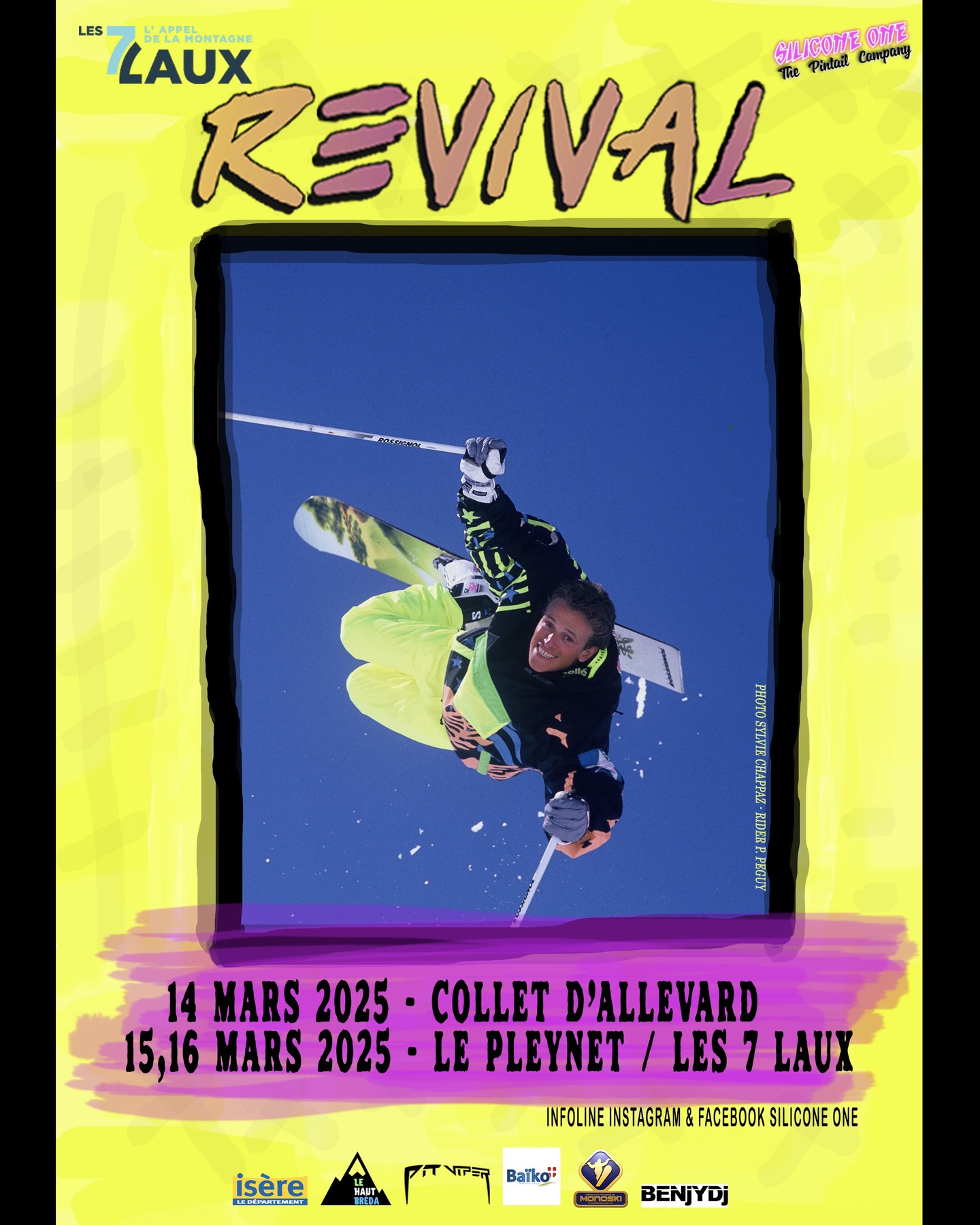 Publication Instagram du 23 février 2025 : REVIVAL 2025 the countdown is launched! 14, 15 & 16 March in @les7laux - Le Pleynet Save the date and get prep…