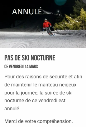 REVIVAL 2025 : la nocturne du Collet est annulée